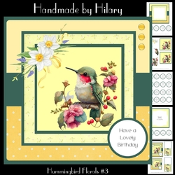 Hummingbird Florals #3
