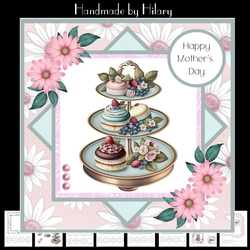 Afternoon Tea #1 (7x7 inch square card kit)