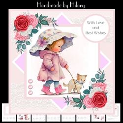 Lets Go Walkies #1 (7x7 inch square card kit)