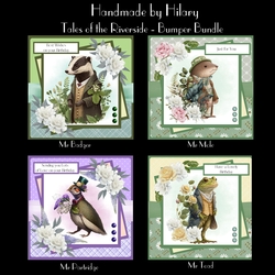 Tales of the Riverside - Bumper Kit - Makes 4 Card (7x7 inch square card kits)