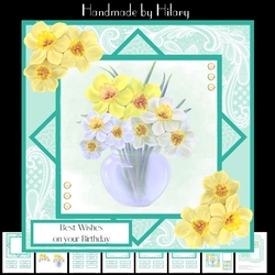Spring is in the Air #2 (7x7 inch square card kit)