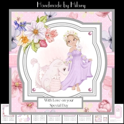 Dragon Princess (7x7 inch square card kit)