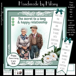 Long and Happy Relationship #1 (7x7 inch square card kit)