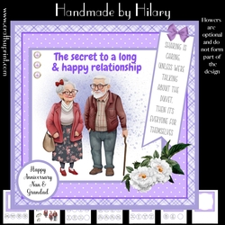 Long and Happy Relationship #5 (7x7 inch square card kit)