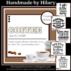 Coffee Lovers - Inc. 6 Toppers