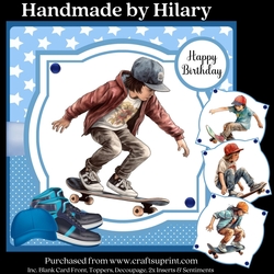 The Skateboard Kid - Inc. 4 Toppers