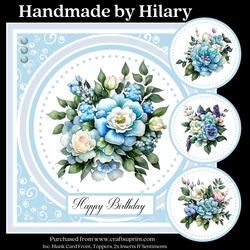 Blue Florals