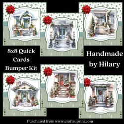 Christmas Porches 8x8 Inch Quick Cards Bumper Kit