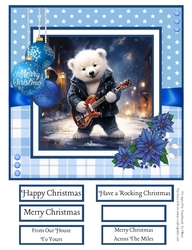 Rocking Polar Bears 8x8 Quick Card #6