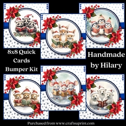 We Wish You a Merry Christmas 8x8 Inch Quick Cards Bumper Kit