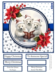 We Wish You a Merry Christmas 8x8 Quick Card #6