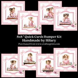 When I Grow Up I Want to be a Beautician 8x8 Inch Quick Cards Bumper Kit