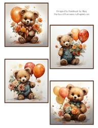 Birthday Teddy Bear Toppers