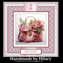 Pink Peony Handbag