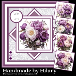 Purple Peony Bouquets