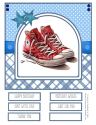 A Set of Sneakers #1 8x8 Quick Card