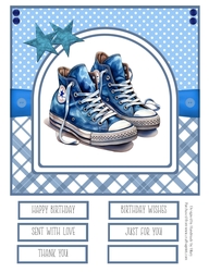 A Set of Sneakers #2 8x8 Quick Card