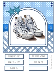 A Set of Sneakers #3 8x8 Quick Card