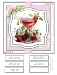 Fruity Daiquiris #1 8x8 Quick Card