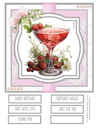 Fruity Daiquiris #2 8x8 Quick Card