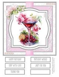 Fruity Daiquiris #3 8x8 Quick Card