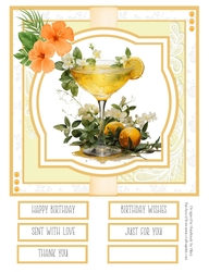 Tropical Sunrise #3 8x8 Quick Card