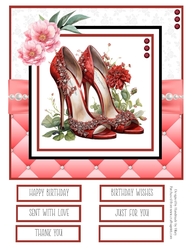 Ruby Slippers #1 8x8 Quick Card