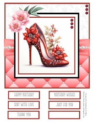 Ruby Slippers #2 8x8 Quick Card