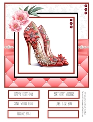 Ruby Slippers #4 8x8 Quick Card