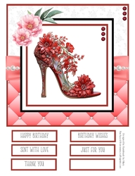 Ruby Slippers #5 8x8 Quick Card