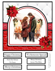 A Cosy Christmas Market #5 8x8 Quick Card