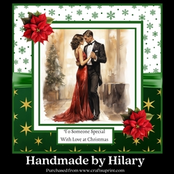 Art Deco Christmas Couple #1