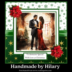 Art Deco Christmas Couple #2