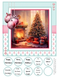 Twas the Night Before Christmas #2 8x8 Quick Card 