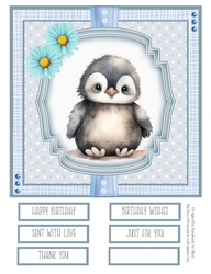 Baby Birds 8x8 Quick Cards #2