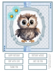 Baby Birds 8x8 Quick Cards #4