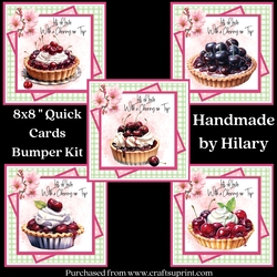 Lots of Love with a Cherry on Top 8x8 Quick Card Bumper Kit