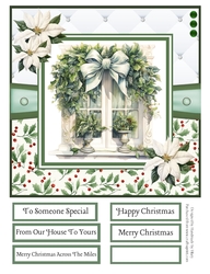A Christmas Medley - Green #1 8x8 Quick Card Design 6