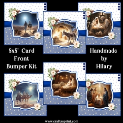 A Beautiful Nativity 8x8 Card Front Bumper Kit