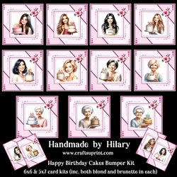 Happy Birthday Cakes - Bumper Kit 