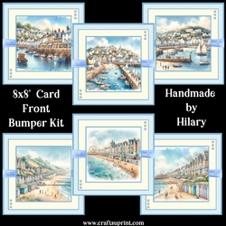 The Great British Seaside 8x8 Card Front Bumper Kit