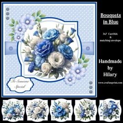 Bouquets in Blue