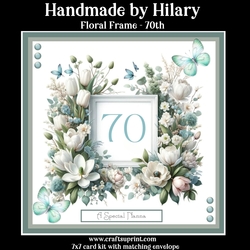 Floral Frame - 70th