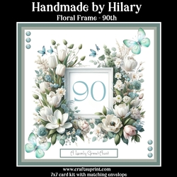 Floral Frame - 90th