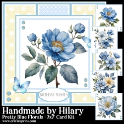 Pretty Blue Florals