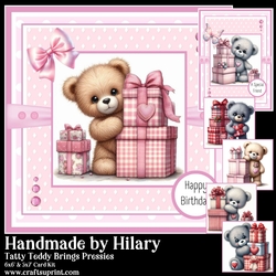 Tatty Teddy Brings Pressies