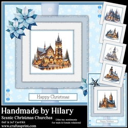 Scenic Christmas Churches