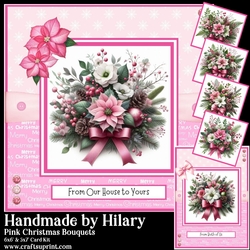Pink Christmas Bouquets