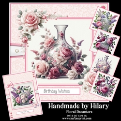 Floral Decanters