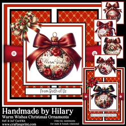 Warm Wishes Christmas Ornaments
